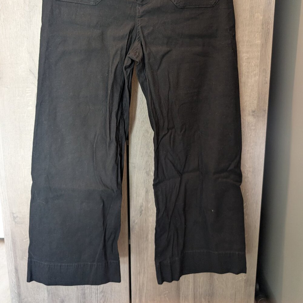 Maeve by Anthrolpologie Black Wide Leg Pants The Colette 29 - Picture 5 of 5